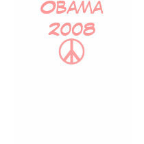 Obama 2008 Blue Pink T-shirt by reddaisydesigns Obama 2008 Blue Pink T-shirt