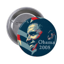 Obama 2008 button buttons