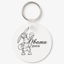 Obama 2008 donkey keychains