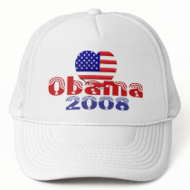 Obama 2008 Hat by WakadyWak Obama 2008 Hat