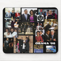 OBAMA 2008 - Modificado para requisitos particular Alfombrillas De Ratones