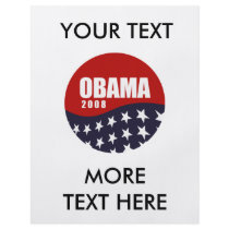 Obama 2008 T-shirt flyers