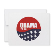 Obama 2008 T-shirt invitations