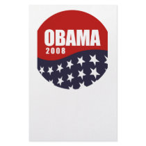 Obama 2008 T-shirt stationery