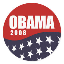 Obama 2008 T-shirt stickers
