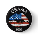 Obama 2008 US Lips Button 61015 by Obama2008Merchandise Obama 2008 US Lips Button 61015