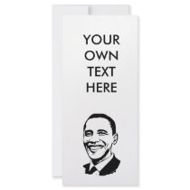 Obama 2008: Yes we can rack cards