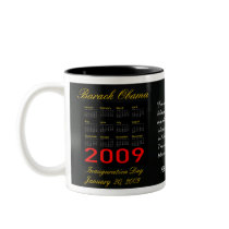 Obama 2009 Calendar Mug by inauguration_2009 Obama 2009 Calendar Mug