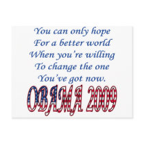 Obama 2009 postcards
