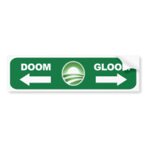Obama 2012 - Anti Obama Doom & Gloom Bumper Sticker