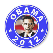 Obama 2012 - Blue Magnets