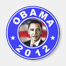 Obama 2012 - Blue Magnets