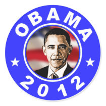 Obama 2012 - Blue Stickers