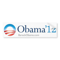 Obama 2012 bumper stickers