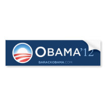 Obama 2012 Bumper Sticker