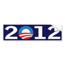 Obama 2012 Bumper Sticker bumper stickers