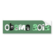 Obama 2012 bumper sticker