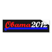 Obama 2012 bumper sticker