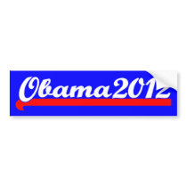 Obama 2012 bumper sticker