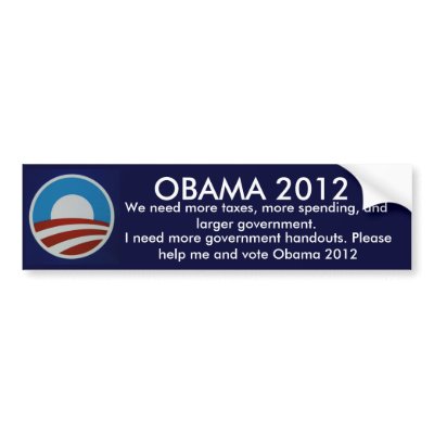 Funny Sticker  Barak on Obama 2012 Bumper Stickers From Zazzle Com