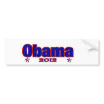 Obama 2012 bumper stickers