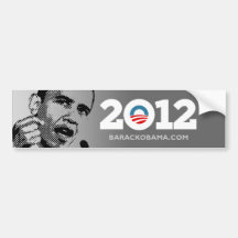 Obama 2012 bumper sticker