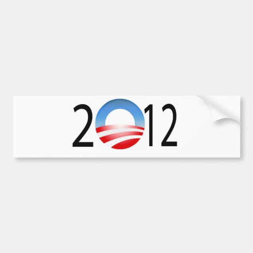 OBAMA 2012 BUMPER STICKER