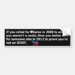 Obama 2012 bumper stickers