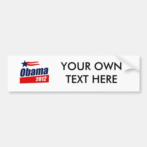 Obama 2012 bumper stickers