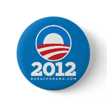 Obama 2012 Button buttons
