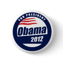 Obama 2012 pinback button