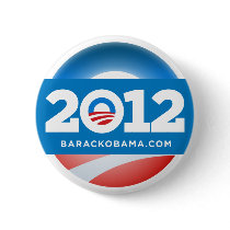 Obama 2012 Button buttons