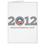 Obama 2012 card