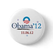 Obama 2012 Christmas Button