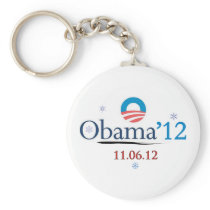 Obama 2012 Christmas Keychain