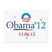 Obama 2012 Christmas Postcard