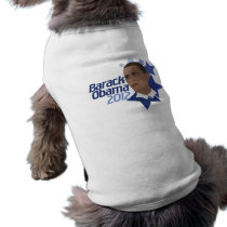 Obama 2012 pet t shirt