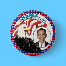 Obama 2012 Eagle Design buttons