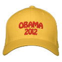 OBAMA 2012 embroidered hats