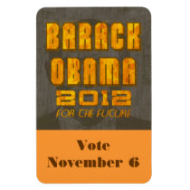 Obama 2012: For the Future Flexi Magnet