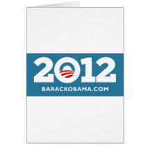 Obama 2012 greeting card