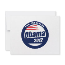 Obama 2012 custom invites