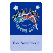 Obama 2012: Let's Do it Again Flexi Magnet