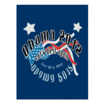Obama 2012: Let's Do it Again Postcards