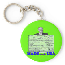 Obama 2012 Made in USA Key Chain