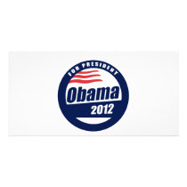 Obama 2012 custom photo card
