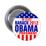 OBAMA 2012 PINBACK BUTTON
