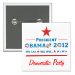 Obama 2012 pins