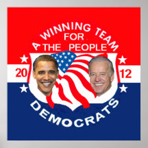 Obama 2012 POSTER Print