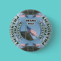 Obama 2012 RE-Elect the President  Button buttons